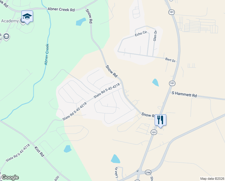 map of restaurants, bars, coffee shops, grocery stores, and more near 344 Bucklebury Road in Greer