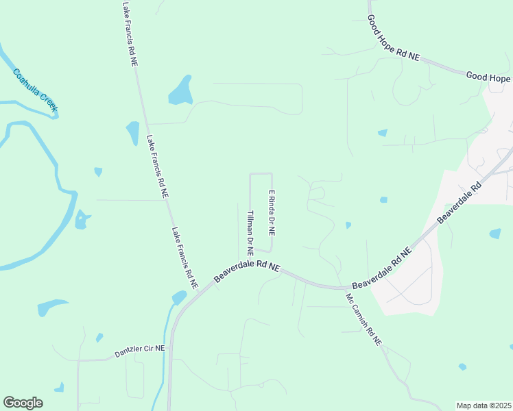 map of restaurants, bars, coffee shops, grocery stores, and more near 2014 Tillman Drive Northeast in Dalton