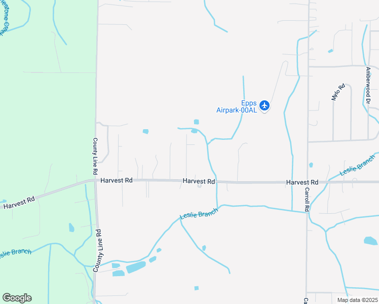 map of restaurants, bars, coffee shops, grocery stores, and more near 133 Jesse Layne Drive in Harvest