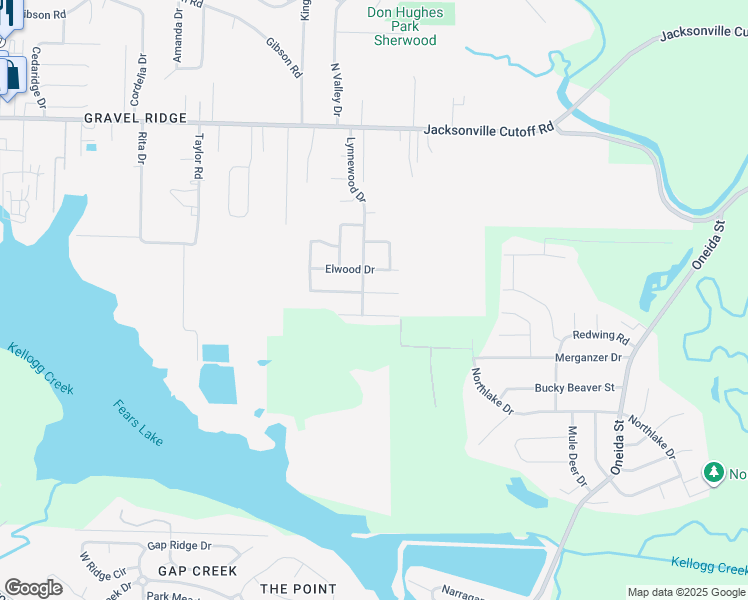map of restaurants, bars, coffee shops, grocery stores, and more near 70 Creekwood Drive in Jacksonville