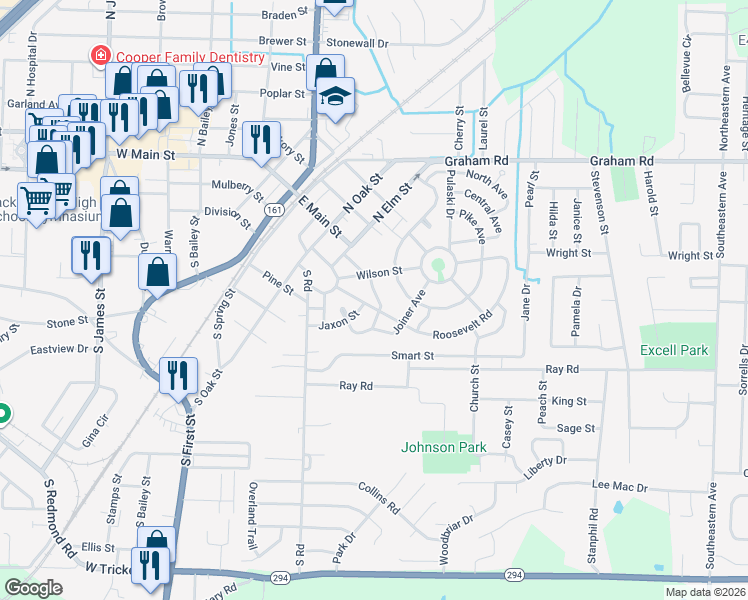 map of restaurants, bars, coffee shops, grocery stores, and more near 120 Union Avenue in Jacksonville