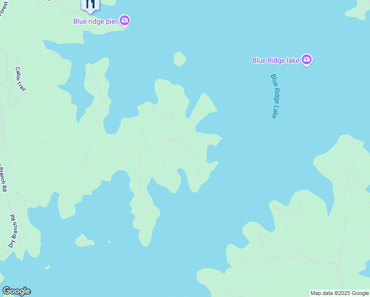 map of restaurants, bars, coffee shops, grocery stores, and more near 66 Rome Point in Blue Ridge
