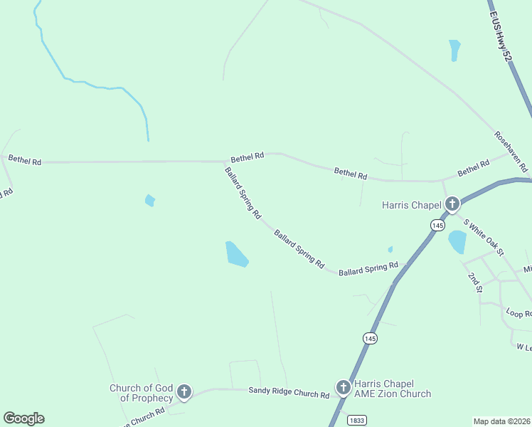 map of restaurants, bars, coffee shops, grocery stores, and more near 630 Ballard Spring Road in Morven