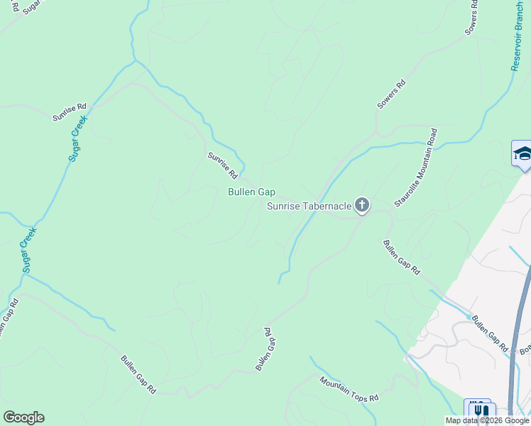 map of restaurants, bars, coffee shops, grocery stores, and more near 4 Idaho Drive in Blue Ridge