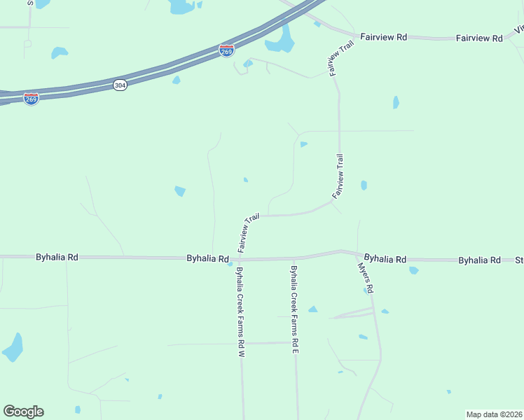 map of restaurants, bars, coffee shops, grocery stores, and more near 63 Fairview Trail in Byhalia