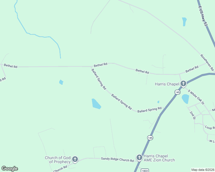 map of restaurants, bars, coffee shops, grocery stores, and more near 630 Ballard Spring Road in Morven
