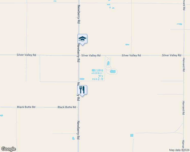 map of restaurants, bars, coffee shops, grocery stores, and more near 45824 Whetrock Road in Newberry Springs