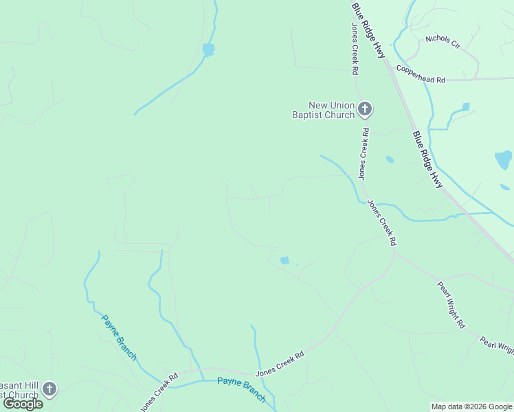map of restaurants, bars, coffee shops, grocery stores, and more near 437 Sheep Stomp Road in Blairsville