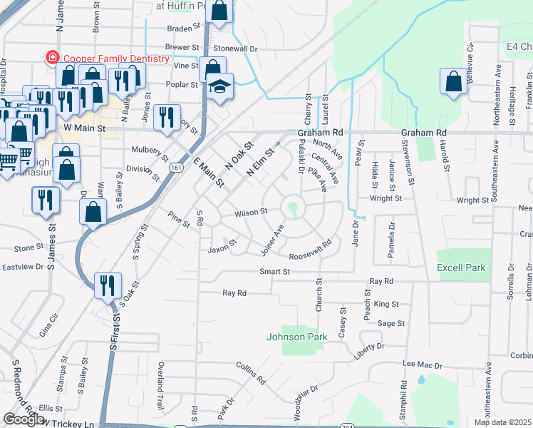 map of restaurants, bars, coffee shops, grocery stores, and more near 122 Wilson Street in Jacksonville