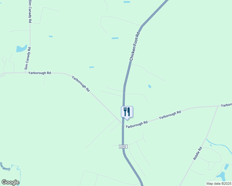 map of restaurants, bars, coffee shops, grocery stores, and more near 4204 Chicken Foot Road in Saint Pauls