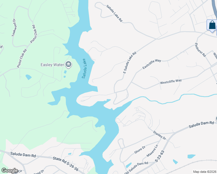 map of restaurants, bars, coffee shops, grocery stores, and more near 1638 East Saluda Lake Road in Greenville