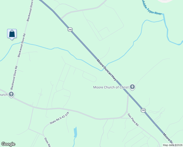 map of restaurants, bars, coffee shops, grocery stores, and more near 2911 South Carolina 290 in Moore