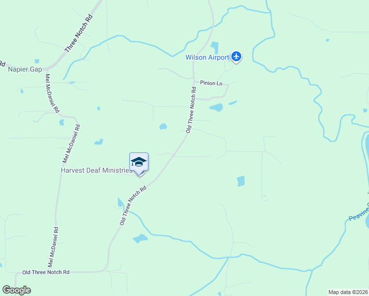 map of restaurants, bars, coffee shops, grocery stores, and more near 1093 Old 3 Notch Road in Ringgold