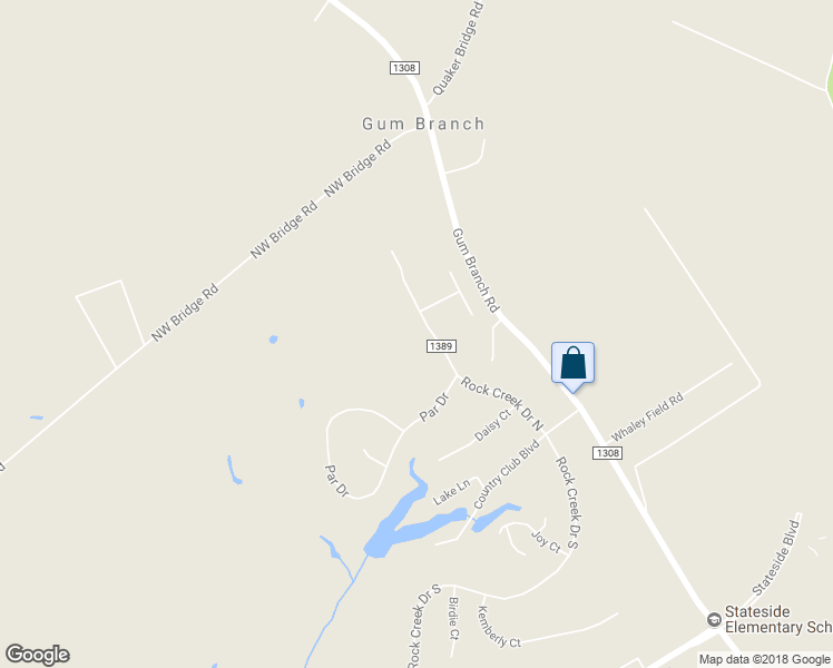 map of restaurants, bars, coffee shops, grocery stores, and more near 517 North Rock Creek Drive in Jacksonville