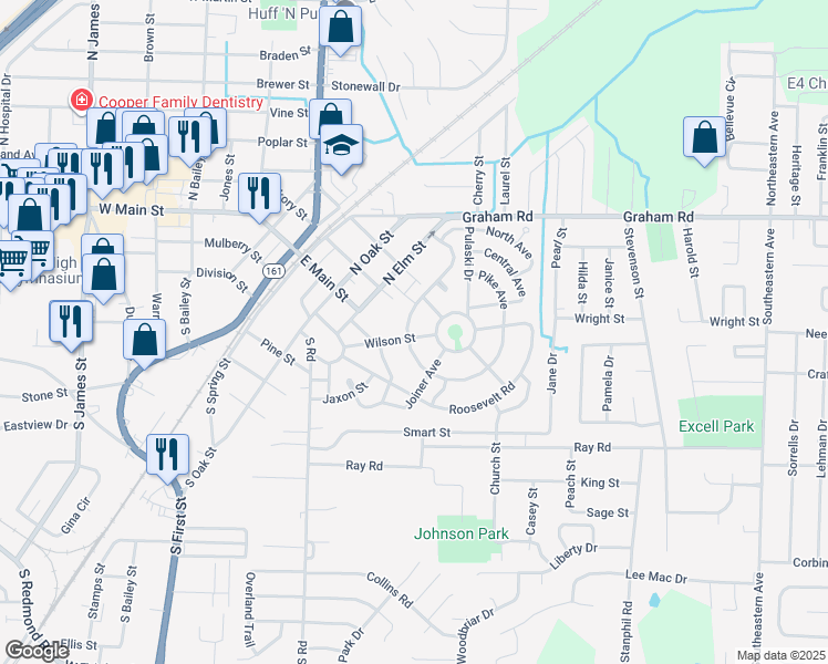 map of restaurants, bars, coffee shops, grocery stores, and more near 122 Wilson Street in Jacksonville