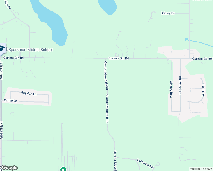map of restaurants, bars, coffee shops, grocery stores, and more near 875 Quarter Mountain Road in Toney