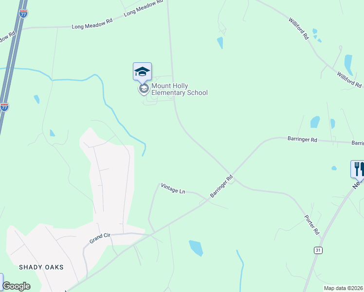 map of restaurants, bars, coffee shops, grocery stores, and more near 1700-1998 State Highway 245 in Rock Hill