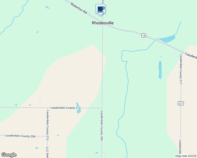 map of restaurants, bars, coffee shops, grocery stores, and more near 5802-5898 Lauderdale County 189 in Florence