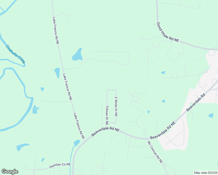 map of restaurants, bars, coffee shops, grocery stores, and more near 2029 Tillman Drive Northeast in Dalton