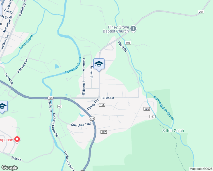 map of restaurants, bars, coffee shops, grocery stores, and more near 104 Trinity Road in Trenton