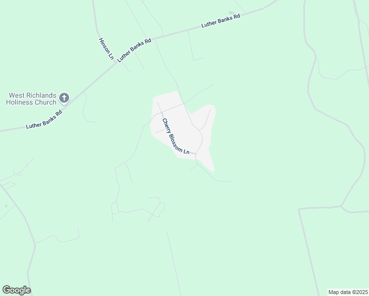 map of restaurants, bars, coffee shops, grocery stores, and more near 521 Cherry Blossom Lane in Richlands