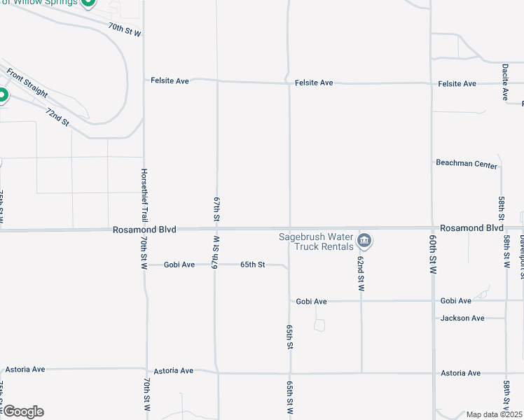 map of restaurants, bars, coffee shops, grocery stores, and more near 6523 Rosamond Boulevard in Rosamond
