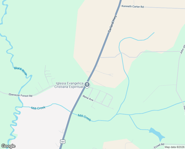 map of restaurants, bars, coffee shops, grocery stores, and more near 10411-10443 Garland Highway in Clinton
