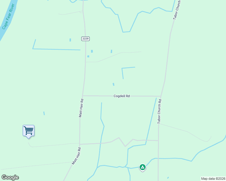 map of restaurants, bars, coffee shops, grocery stores, and more near 4731 Cogdell Road in Fayetteville