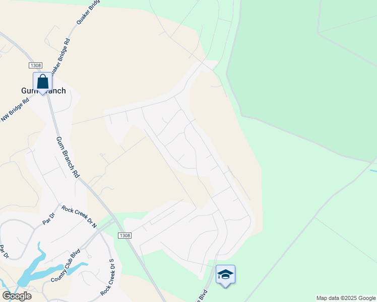 map of restaurants, bars, coffee shops, grocery stores, and more near 404 Ellerbe Court in Jacksonville