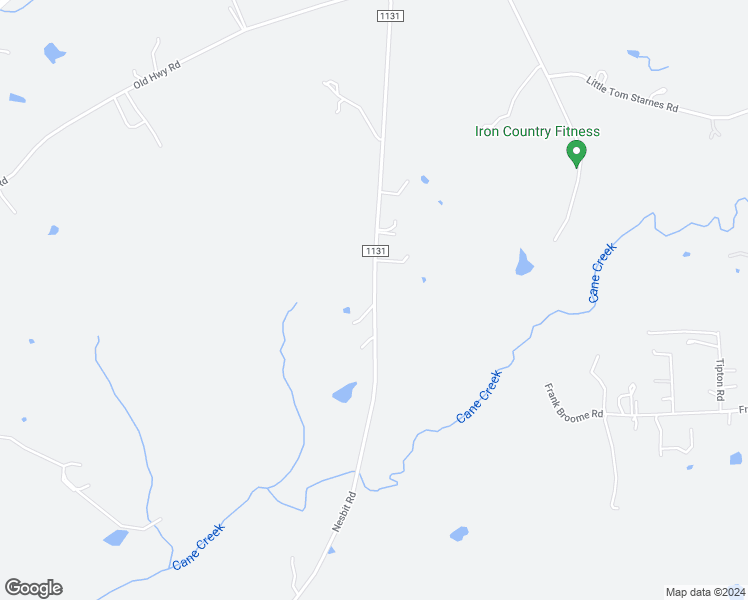 map of restaurants, bars, coffee shops, grocery stores, and more near Nesbit Road in Monroe