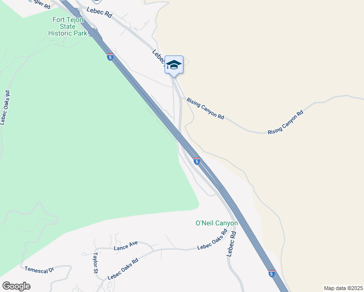 map of restaurants, bars, coffee shops, grocery stores, and more near 2 Lebec Road in Lebec