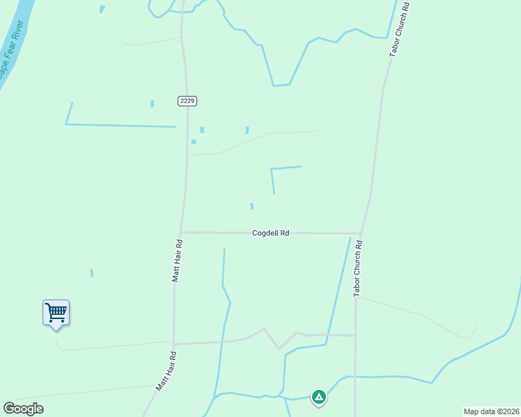 map of restaurants, bars, coffee shops, grocery stores, and more near 4731 Cogdell Road in Fayetteville