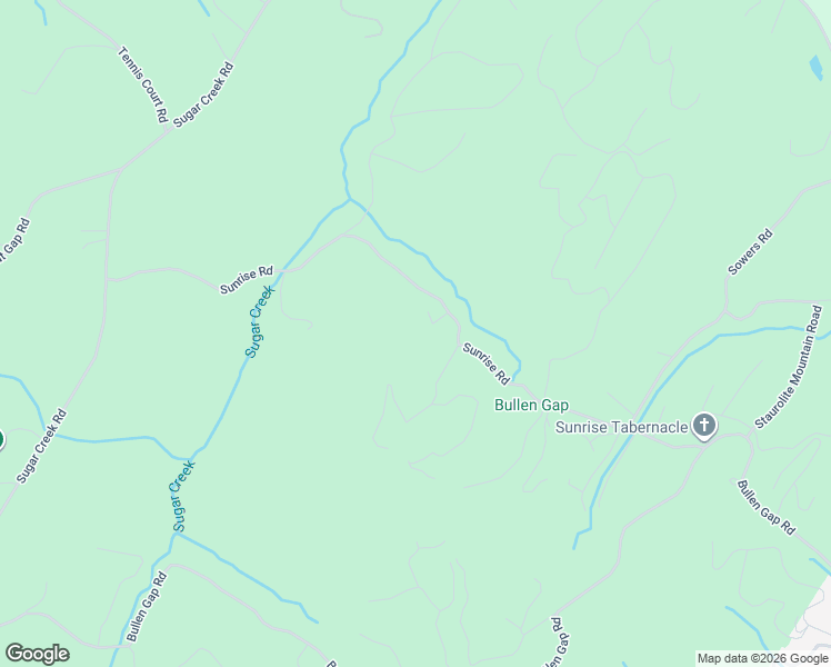 map of restaurants, bars, coffee shops, grocery stores, and more near 699 Sunrise Road in Blue Ridge