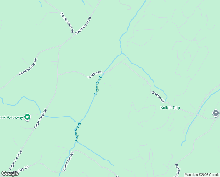 map of restaurants, bars, coffee shops, grocery stores, and more near 1151 Sunrise Road in Blue Ridge