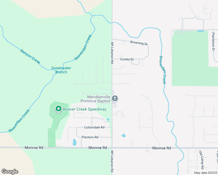 map of restaurants, bars, coffee shops, grocery stores, and more near 1216 Mount Lebanon Road in Toney
