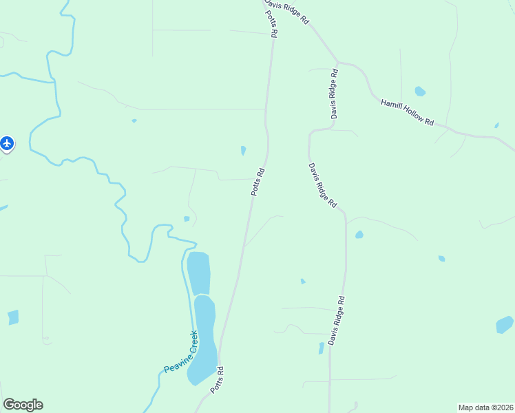 map of restaurants, bars, coffee shops, grocery stores, and more near 805 Potts Road in Ringgold