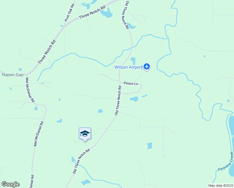 map of restaurants, bars, coffee shops, grocery stores, and more near 814 Old 3 Notch Road in Ringgold