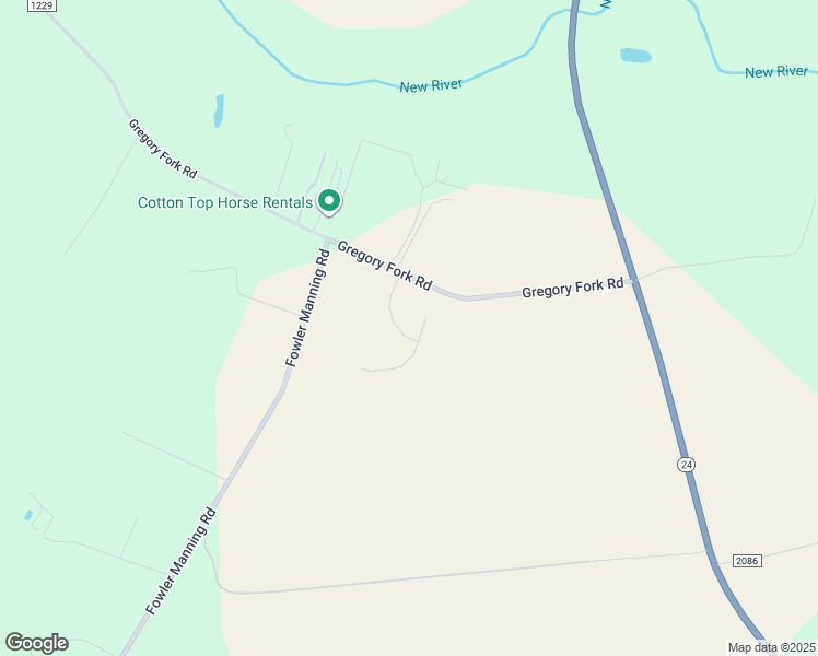 map of restaurants, bars, coffee shops, grocery stores, and more near 107 Eva Koonce Lane in Richlands