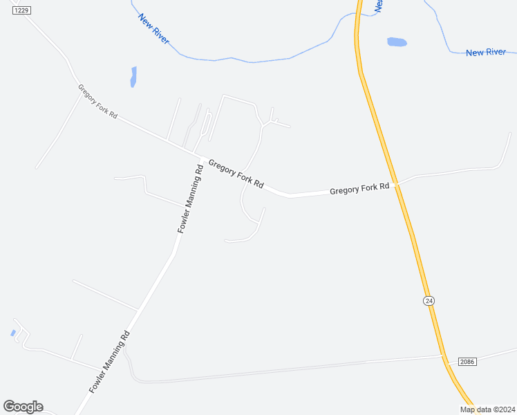 map of restaurants, bars, coffee shops, grocery stores, and more near 202 Bennett Lane in Richlands