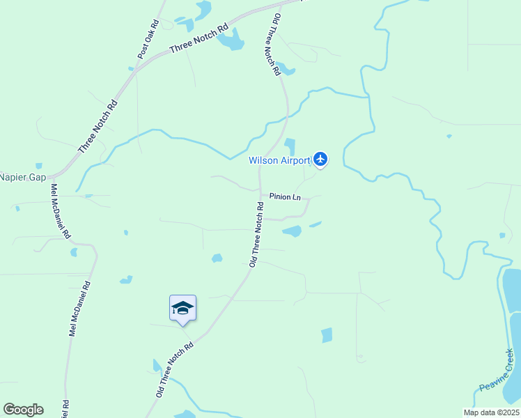 map of restaurants, bars, coffee shops, grocery stores, and more near 814 Old 3 Notch Road in Ringgold