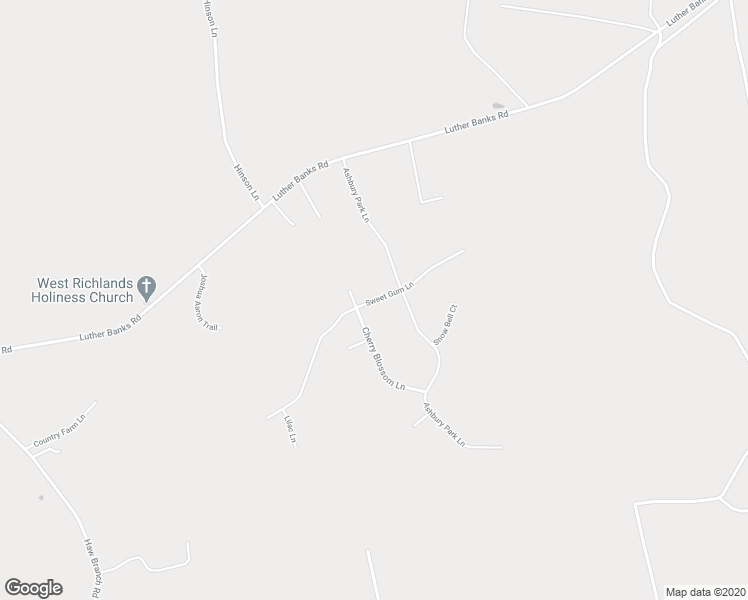 map of restaurants, bars, coffee shops, grocery stores, and more near 236 Sweet Gum Lane in Richlands