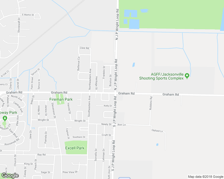 map of restaurants, bars, coffee shops, grocery stores, and more near 200 Boston Street in Jacksonville