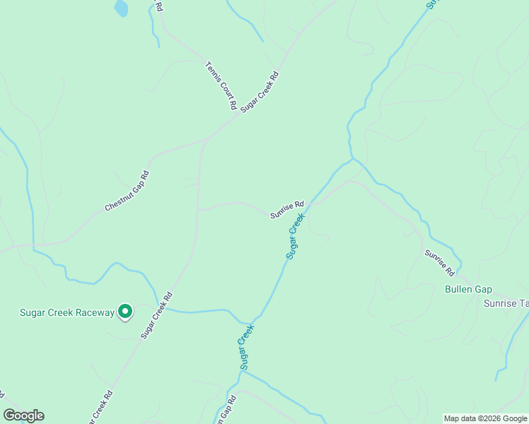 map of restaurants, bars, coffee shops, grocery stores, and more near 1340 Sunrise Road in Blue Ridge