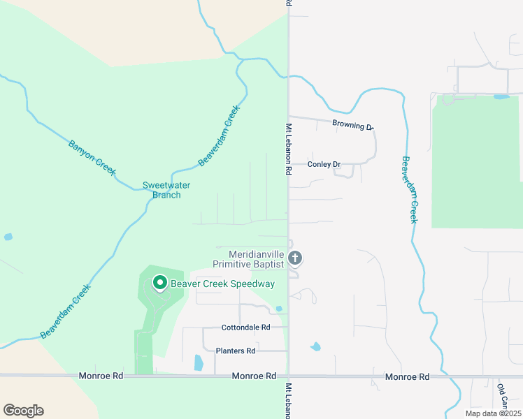 map of restaurants, bars, coffee shops, grocery stores, and more near 1232 Mount Lebanon Road in Toney