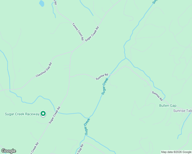 map of restaurants, bars, coffee shops, grocery stores, and more near 1340 Sunrise Road in Blue Ridge