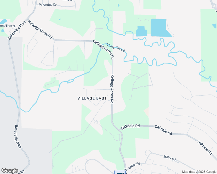 map of restaurants, bars, coffee shops, grocery stores, and more near 3405 Village East Drive in North Little Rock