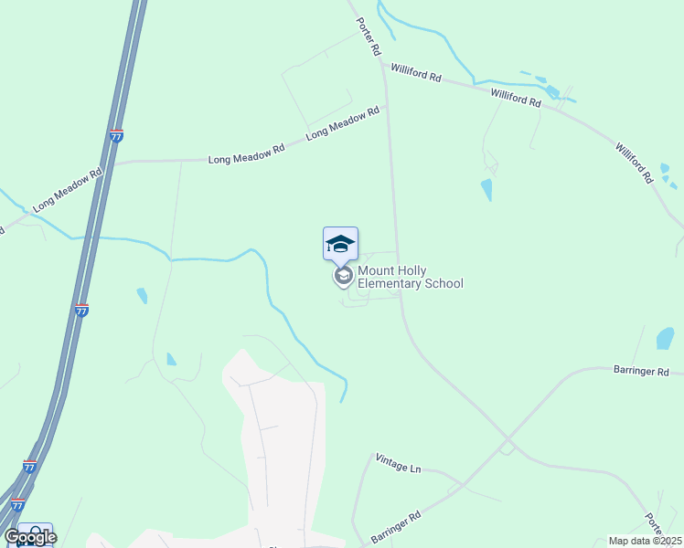 map of restaurants, bars, coffee shops, grocery stores, and more near 1800 Porter Road in Rock Hill