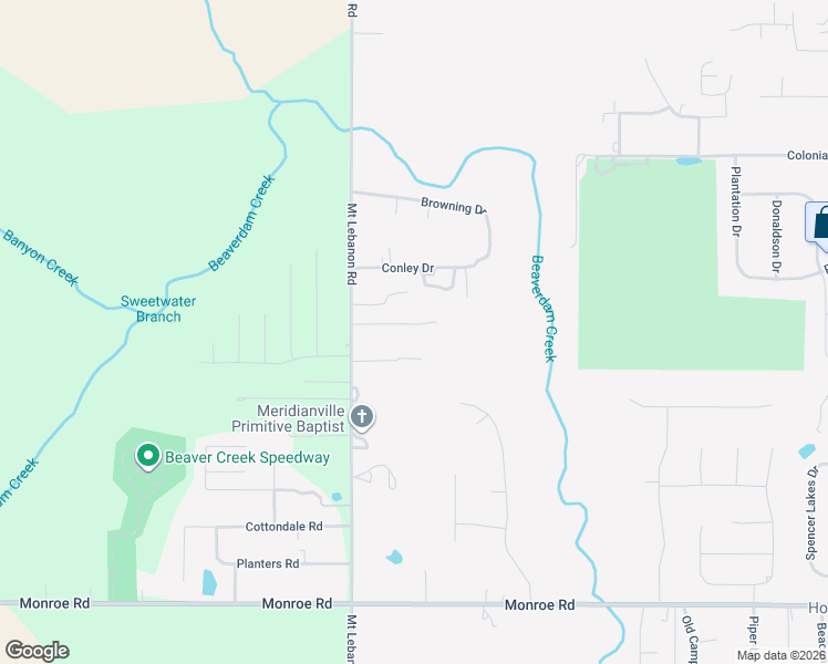 map of restaurants, bars, coffee shops, grocery stores, and more near 156 Beaver Run Road in Toney