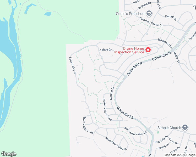 map of restaurants, bars, coffee shops, grocery stores, and more near 4 Sierra Valley Cove in Maumelle
