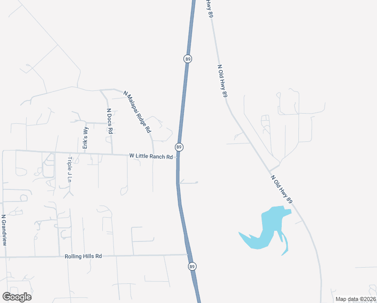 map of restaurants, bars, coffee shops, grocery stores, and more near 22199 State Highway 89 in Paulden